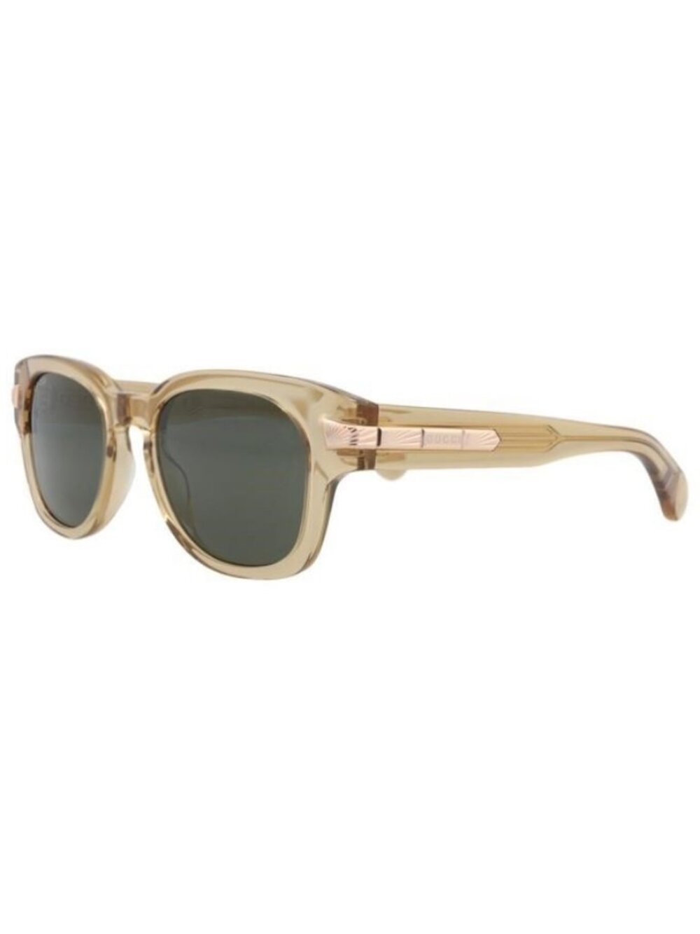 New Gucci Mens Round/Oval Brown Brown Grey Fashion Designer Sunglasses